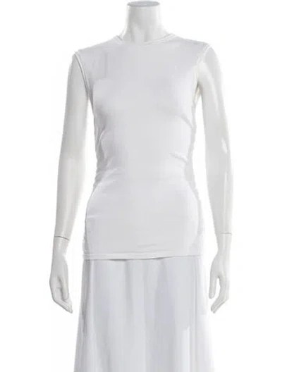 Pre-owned Dissh Crew Neck Sleeveless Top In Neutral