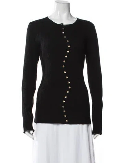 Pre-owned Dissh Crew Neck Sweater In Black