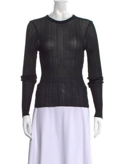 Pre-owned Dissh Crew Neck Sweater In Black