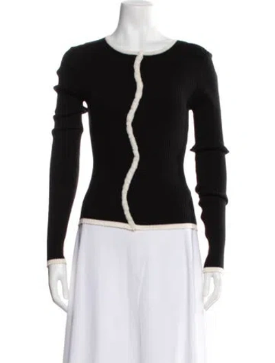 Pre-owned Dissh Crew Neck Sweater In Black