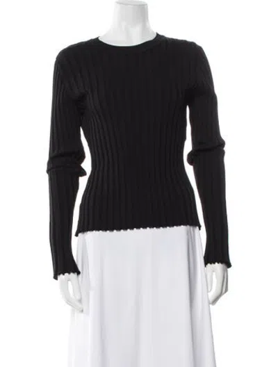 Pre-owned Dissh Crew Neck Sweater In Black