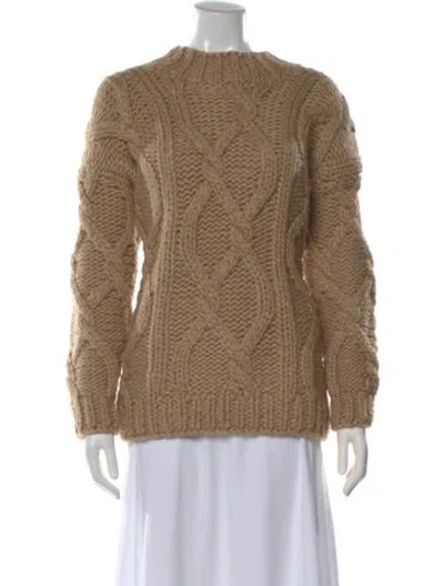 Pre-owned Dissh Crew Neck Sweater In Brown