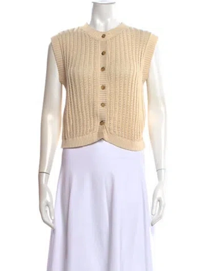 Pre-owned Dissh Crew Neck Sweater In Neutral