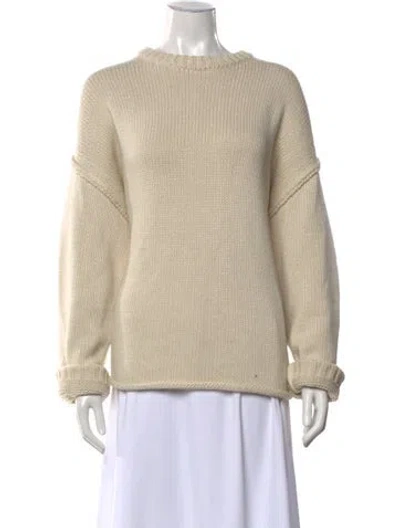 Pre-owned Dissh Crew Neck Sweater In Neutrals