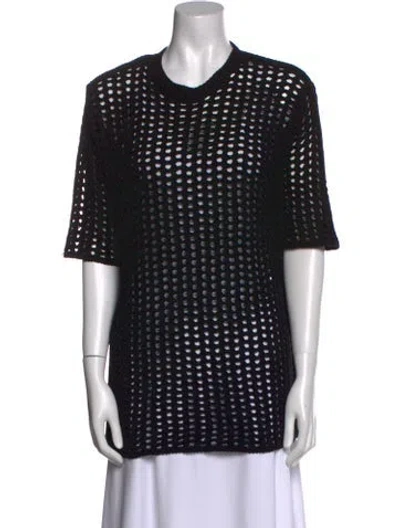 Pre-owned Dissh Crew Neck Sweater W/ Tags In Black