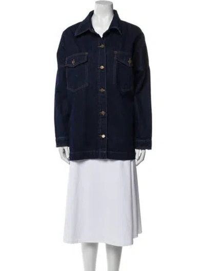 Pre-owned Dissh Denim Jacket In Blue