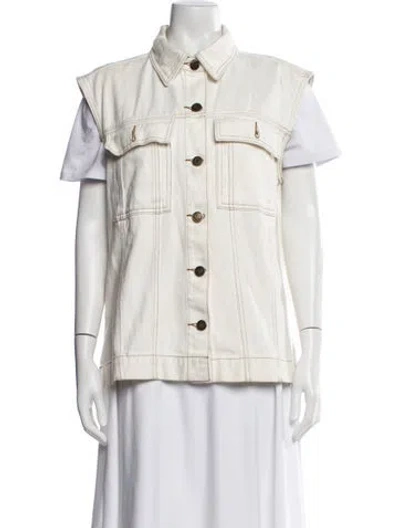 Pre-owned Dissh Denim Jacket In Neutral