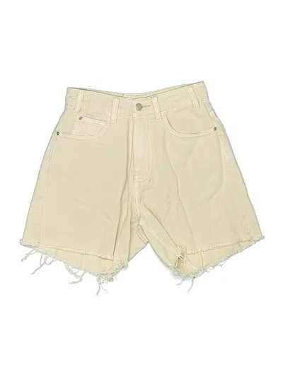 Pre-owned Dissh Denim Shorts In Ivory
