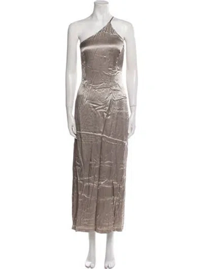 Pre-owned Dissh Halterneck Long Dress W/ Tags In Gray