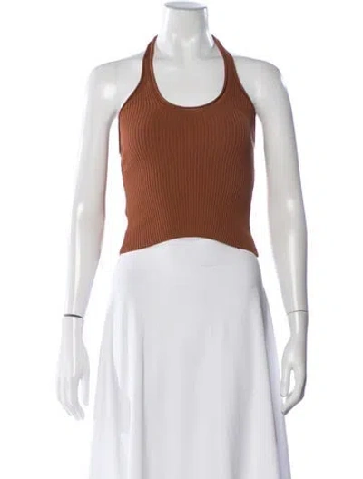 Pre-owned Dissh Halterneck Sweater In Neutral