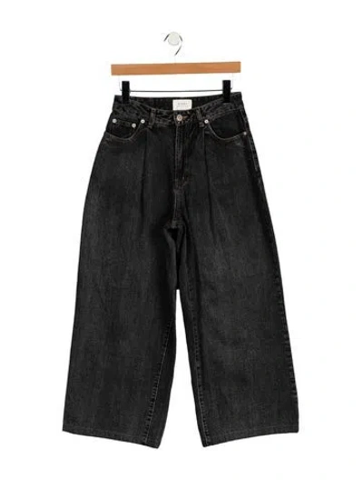 Pre-owned Dissh High-rise Straight Leg Jeans In Blue