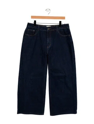 Pre-owned Dissh High-rise Wide Leg Jeans In Blue