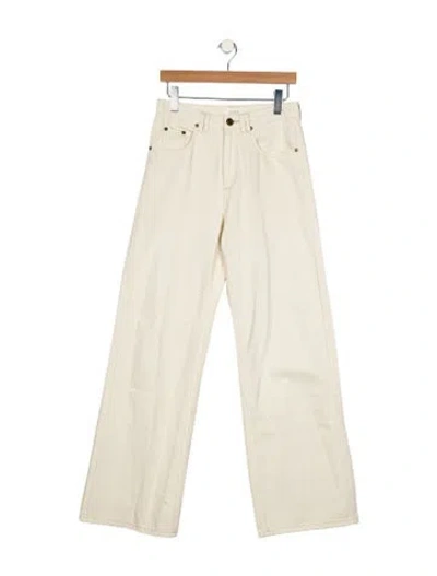 Pre-owned Dissh High-rise Wide Leg Jeans In Neutral
