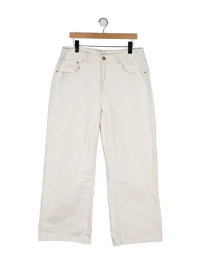 Pre-owned Dissh High-rise Wide Leg Jeans In Neutral