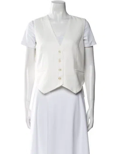 Pre-owned Dissh Jacket In White