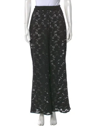 Pre-owned Dissh Lace Pattern Wide Leg Pants W/ Tags In Multi