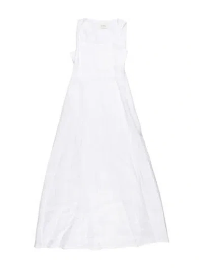 Pre-owned Dissh Linen Long Dress In Blue