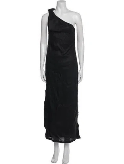 Pre-owned Dissh Linen Long Dress In Multi