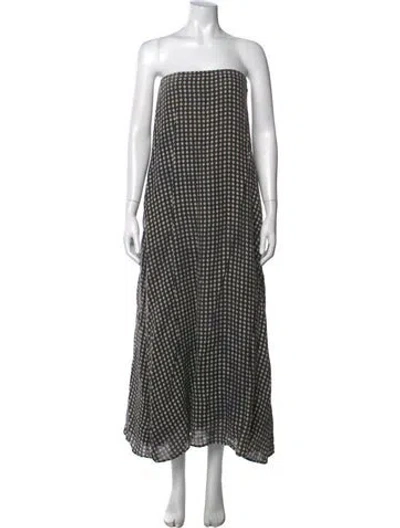 Pre-owned Dissh Linen Long Dress In Multi