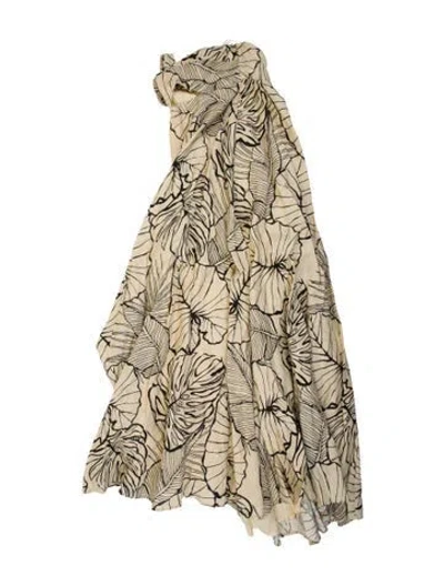 Pre-owned Dissh Linen Midi Length Dress In Neutral