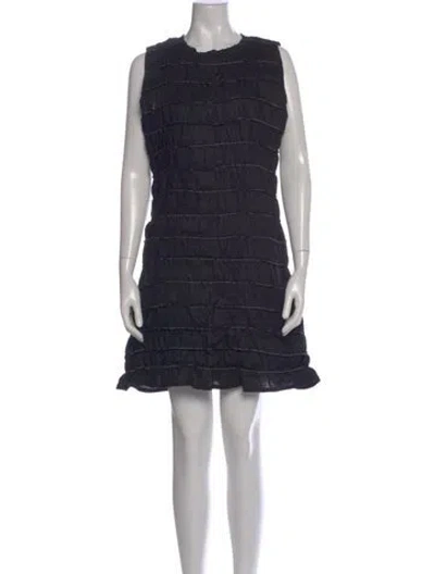 Pre-owned Dissh Linen Mini Dress W/ Tags In Black