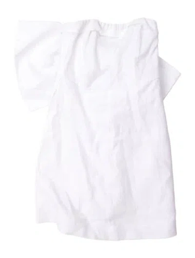 Pre-owned Dissh Linen Mini Dress In White