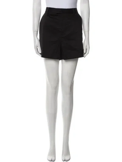 Pre-owned Dissh Linen Mini Shorts In Black