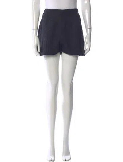 Pre-owned Dissh Linen Mini Shorts In Blue