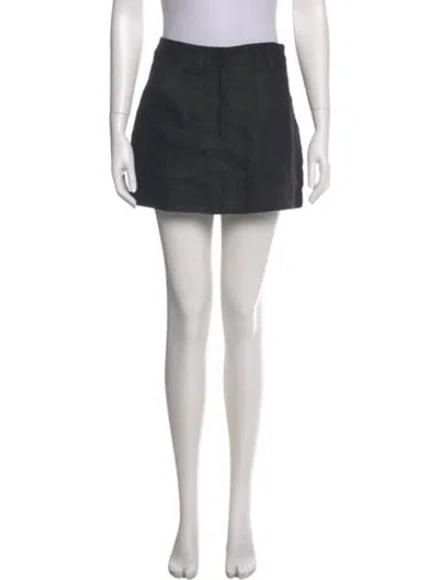 Pre-owned Dissh Linen Mini Shorts In Brown