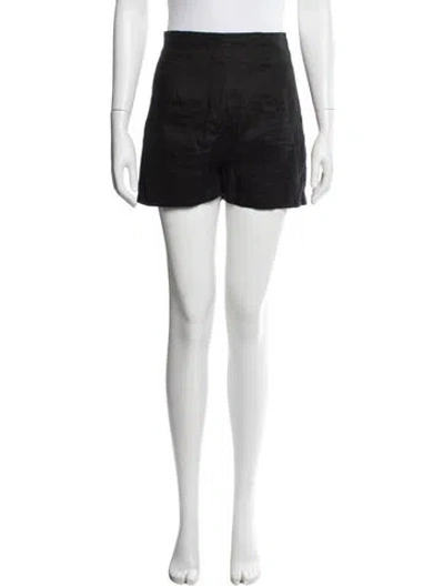 Pre-owned Dissh Linen Mini Shorts In Brown