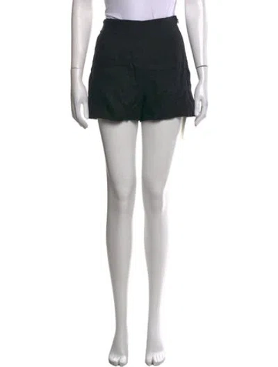 Pre-owned Dissh Linen Mini Shorts In Brown