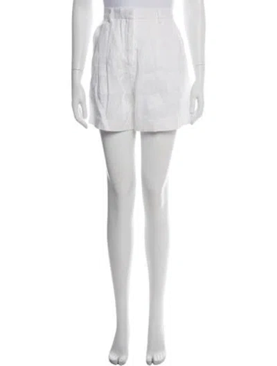 Pre-owned Dissh Linen Mini Shorts In Neutral