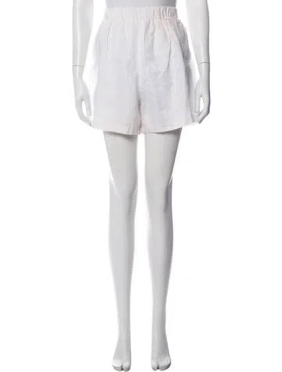 Pre-owned Dissh Linen Mini Shorts In Neutrals