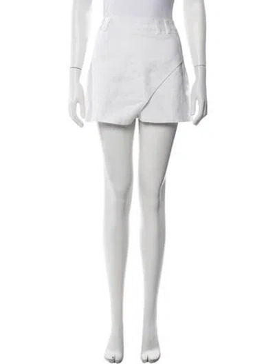 Pre-owned Dissh Linen Mini Shorts In Neutrals