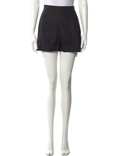 Pre-owned Dissh Linen Mini Shorts W/ Tags In Black