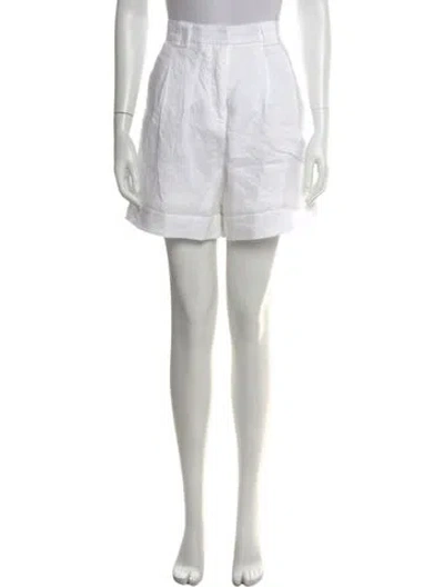 Pre-owned Dissh Linen Mini Shorts W/ Tags In Neutral
