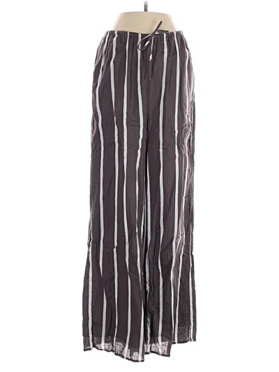 Pre-owned Dissh Linen Pants In Silver