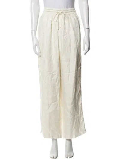 Pre-owned Dissh Linen Sweatpants In Neutrals