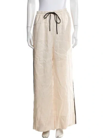 Pre-owned Dissh Linen Sweatpants W/ Tags In Neutrals