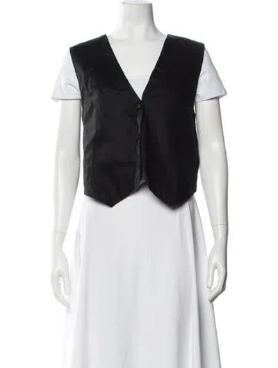 Pre-owned Dissh Linen Vest W/ Tags In White