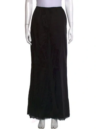 Pre-owned Dissh Linen Wide Leg Pants In Black