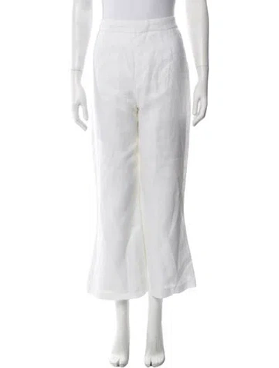 Pre-owned Dissh Linen Wide Leg Pants In Neutrals