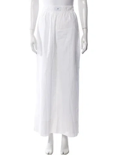 Pre-owned Dissh Linen Wide Leg Pants W/ Tags In White