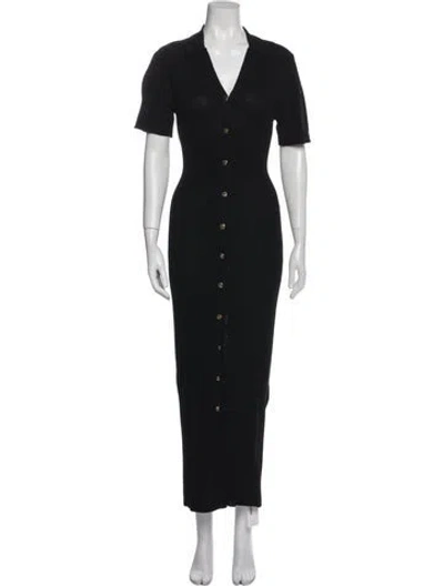 Pre-owned Dissh Long Dress In Black