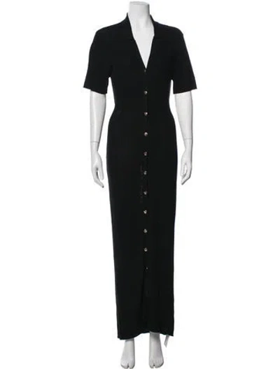 Pre-owned Dissh Long Dress In Black