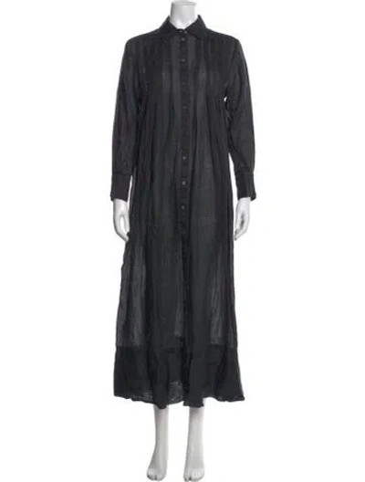 Pre-owned Dissh Long Dress In Gray