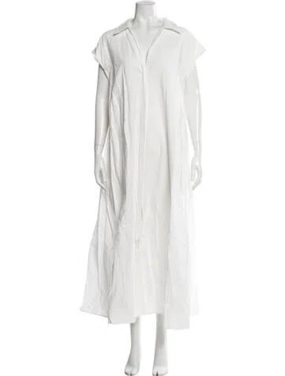 Pre-owned Dissh Long Dress In White