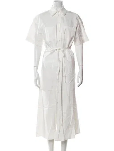 Pre-owned Dissh Long Dress In White