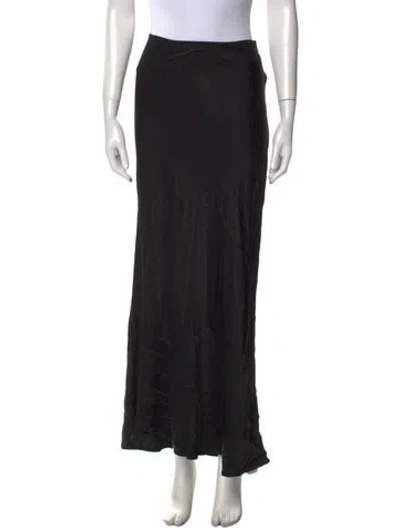 Pre-owned Dissh Long Skirt In Black