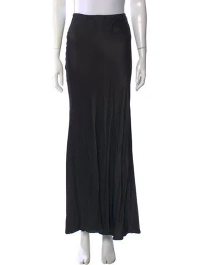 Pre-owned Dissh Long Skirt In Black